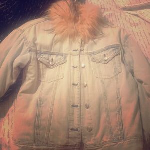 Feather Leather Jacket